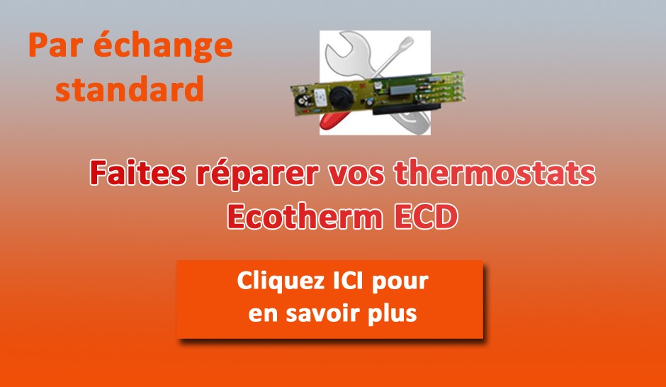 Réparation thermostats de radiateurs ECD Ecotherm